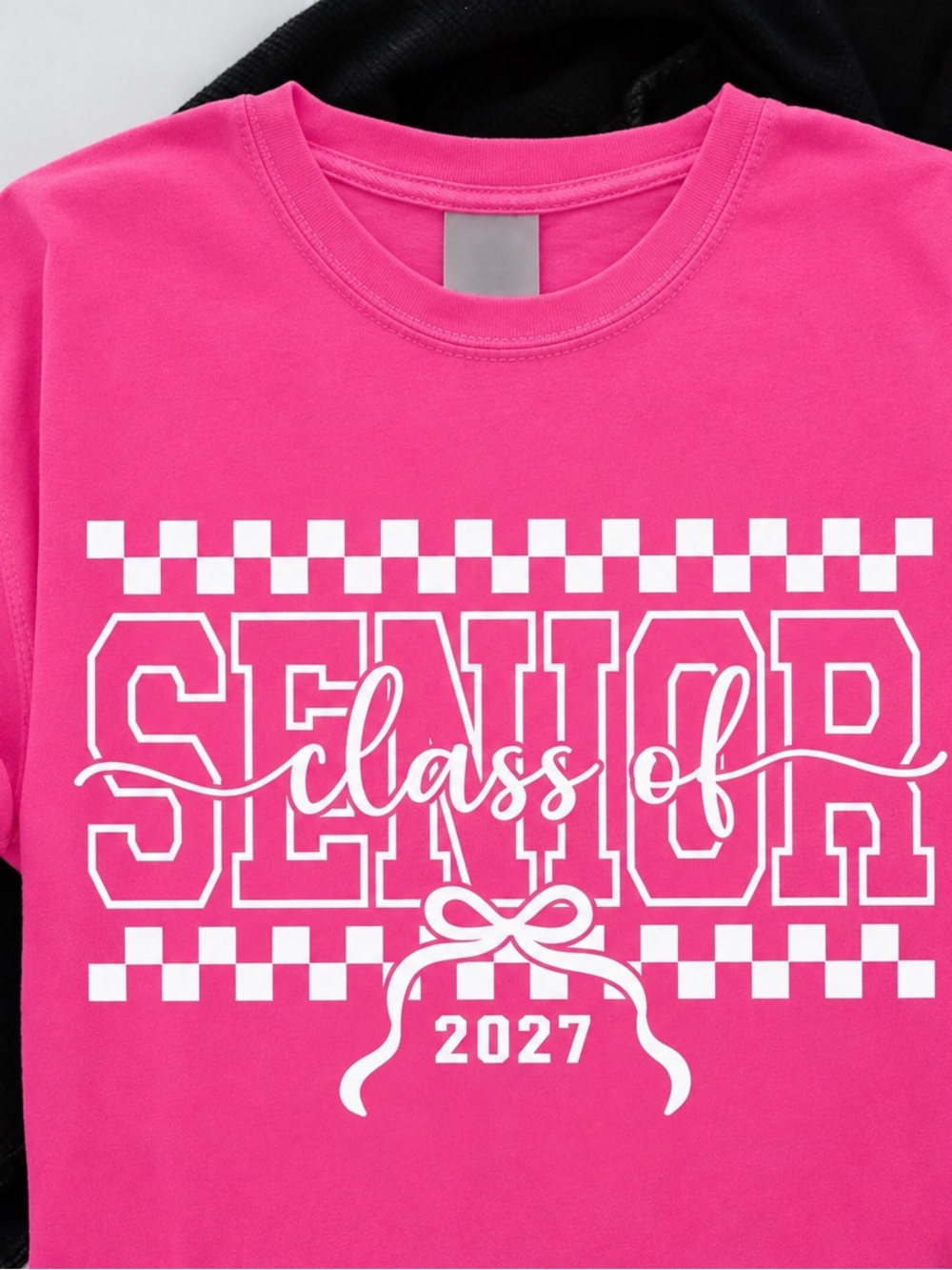 Senior Class of 2027 Graphic Tee - Pink